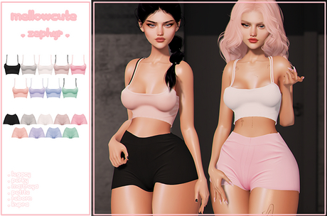 Second Life Marketplace - mellowcute-zephyr shorts-nude